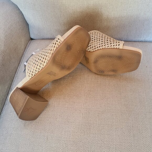 Baretraps Posture Branda Slip on Sandal Beige & Gold Size 10 New Orthotic Sole - Picture 6 of 10